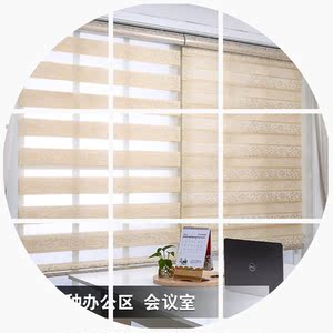 半圆抽拉式推拉门美式阳光房滑道式窗帘杆欧式淋浴百叶窗帘隔断帘