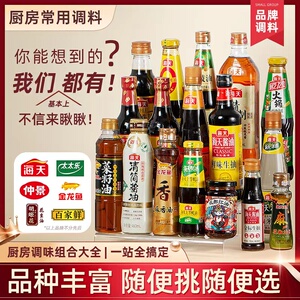 调料套装组合装调味品油盐酱醋厨房宿舍炒菜大全调味料调料品全套