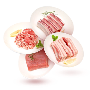 华腾桐香猪肉生鲜高端无抗猪肉套餐(肋排 五花肉 肉末 里脊)