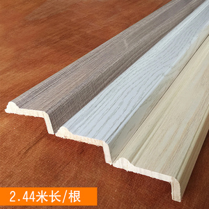 实木柜门线装暖uck白免漆门套线柜边衣柜包橱线平开门边饰框压边