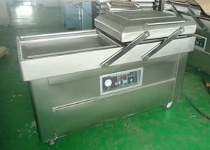 豪华型dz-600-2s双室真空包装机 全自动食品双式抽真空封口机商用