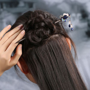 tb8313986544淘宝{烟雨江南原创设计古代盘发饰品簪子流苏步摇发簪