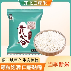 2023东北白糯米5斤农家自产新米江米酿酒包粽子专用大米圆糯米