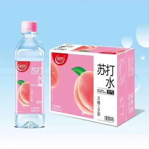 柠檬味苏打水350ml无糖0卡弱碱性降尿酸果味饮料整箱瓶装果汁商用