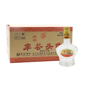 【酒厂直供】丰谷头曲浓香型白酒45度450ml*6/12瓶整箱粮食口粮酒