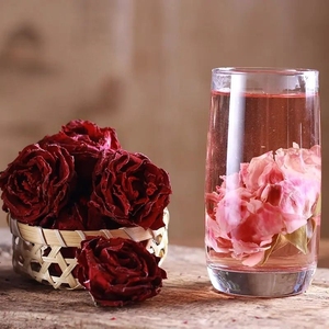 墨红玫瑰无硫一朵一杯正宗云南花茶大朵滋补养颜特级养生茶玫瑰花