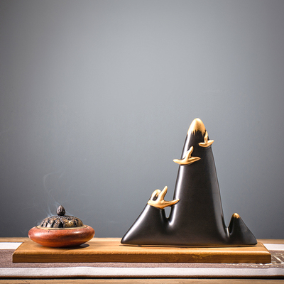 店隔摆装山饰禅创典件关居铺古摆品玄意中茶式家厅新意室.餐断假