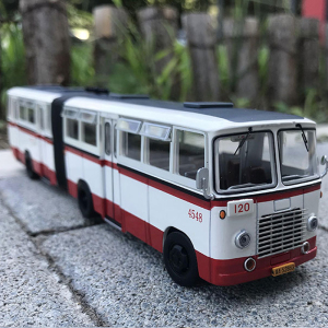 京华客车模型120路原厂1:64合金收藏品老北京bk661公交车汽车