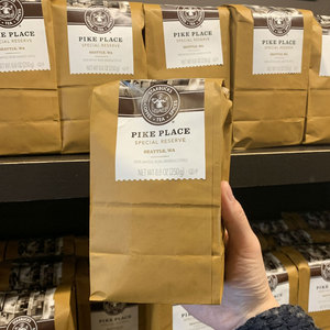 娇妮美国代购直邮星巴克西雅图pike place派克市场烘焙咖啡豆250g