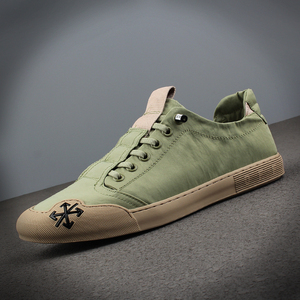 男鞋夏季透气冰丝帆布鞋男一脚蹬软底休闲鞋小耳朵布鞋潮男板鞋男