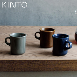 日本进口kinto马克杯水杯陶瓷家用喝水办公室咖啡杯复古经典杯子
