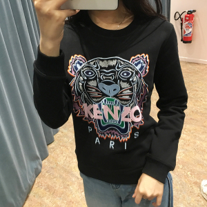 法国代购kenzo高田贤三大虎头卫衣女19春夏套