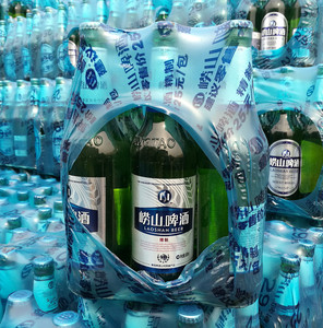 崂山啤酒 精制崂山啤酒 600ml*9 青岛市内三区免运费