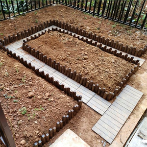 防腐木栅栏碳化木装饰围栏花园菜地插地围墙护栏户外家用庭院篱笆