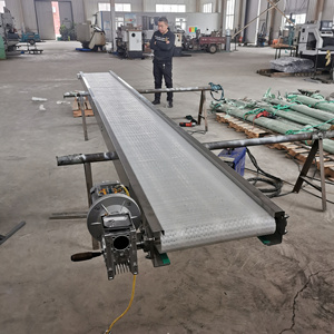 塑料链板输送机厂家直销食品垃圾饲料传送带化工传送带粪便输送