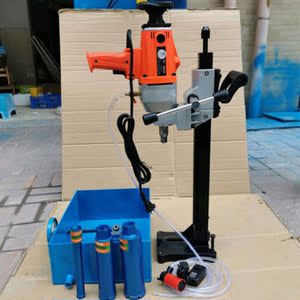 鹅卵石石材钻孔机多功能打磨开孔机切割石头花盆加工制作机器全套