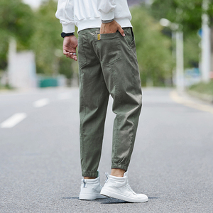 2020秋季新款休闲裤男宽松束脚韩版潮流百搭小脚哈伦裤男士长裤子