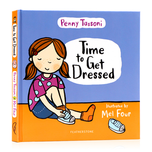 英文原版绘本 time to get dressed 学会穿衣服 儿童行为习惯养成