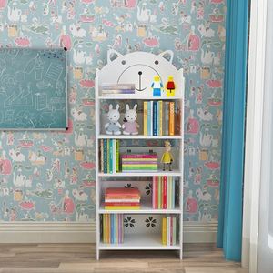 简易迷你儿童小书架落地经济型书柜学生客厅卧室置物架格架省空间