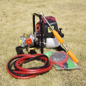 式打药喷雾黄油四高压消毒铜汽油机机泵喷雾器背负b冲程免农用机