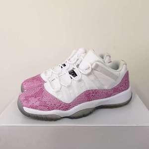 aj11粉蛇low真假对比,aj11粉蛇真假对比 air jordan 11 low gs aj11 粉蛇 白粉 女 580521-108