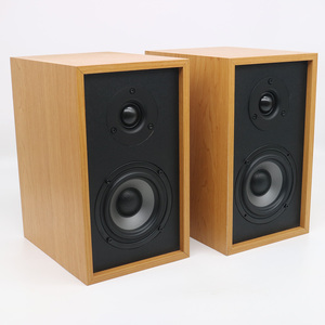 4寸二分频桌面书架音箱发烧i效果家庭前置喇叭重低音结实高音清晰