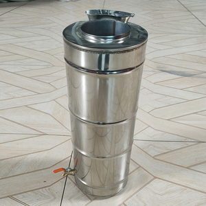 农村烤火炉不锈钢水箱回风炉柴火灶配件烟管水箱烟囱水箱烧水