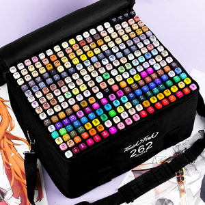 touchfish马克笔套装学生动漫油性水彩笔双头绘画画笔儿童女生男