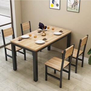 饭店餐桌椅食堂快餐桌椅快餐厅咖啡组合家用小户型汉堡现代简约