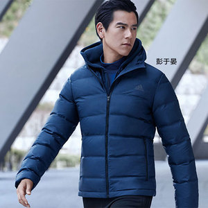 阿迪达斯男装2019冬彭于晏休闲保暖运动外套羽绒服 bq2001 cz2311