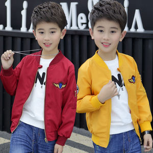 韩系男童装夹克外套2022春秋新款儿童韩版棒球服洋气风衣潮中大童