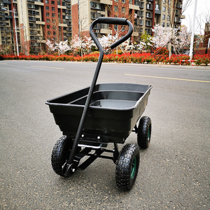 架子车农用 双轮拖车翻斗拉货车折叠小推车农用推货车搬运车家用