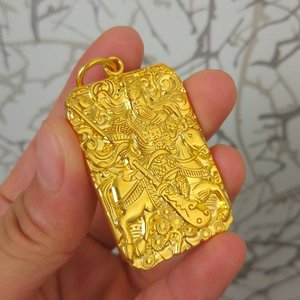 关公金吊坠纯金