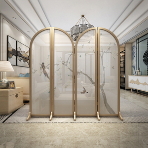 隔断屏风吊挂轨道折叠