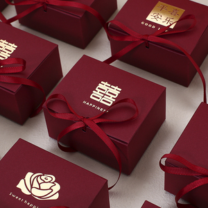 定制婚庆糖盒婚礼喜糖盒子专用结婚欧式喜糖盒新款网红伴手礼盒子