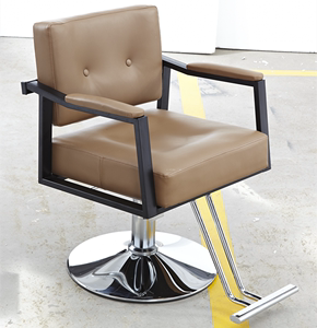 厂家直销发廊专用时尚美发椅子理发店可升降剪发椅简约日式铁艺椅