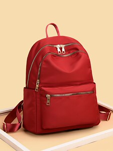 森马双肩包女2021新款韩版牛津布小背包女士百搭时尚大容量帆布书