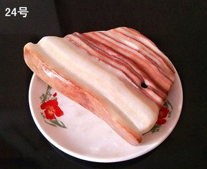 猪肉石观赏石摆件收藏品精品奇石原石腊肉石五花肉石石头镇宅天然