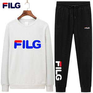 官方旗舰店官网萋斐乐成年秋冬季运动套装男圆领卫衣情侣跑步服女