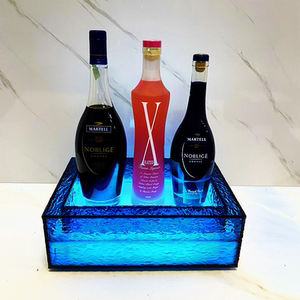 洋酒发光酒座冰封酒架酒吧ktv高端酒底座香槟王xo创意led定制酒座