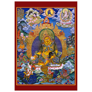 黄财神佛像密宗