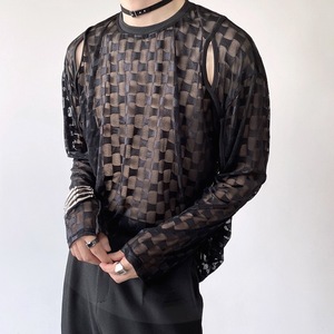 性感夜店t恤长袖男