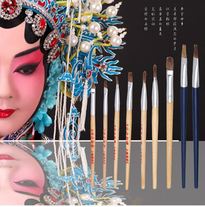 化妆刷子戏曲眉笔京剧彩妆脸谱花旦角画眉唇笔油彩笔化妆品刷子