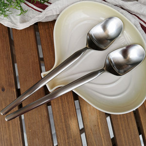 麦可厨g家304不锈钢公用勺分菜勺个性造型家用大号勺子酒店餐厅用