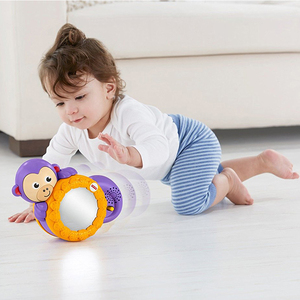 宝宝玩具学爬音乐玩具爬行婴幼儿早教 声光翻滚小贝