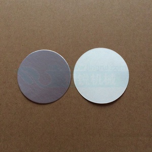 感应铝箔片封口铝箔密封垫片pet蜂蜜塑料玻璃瓶口机油pe封口铝膜