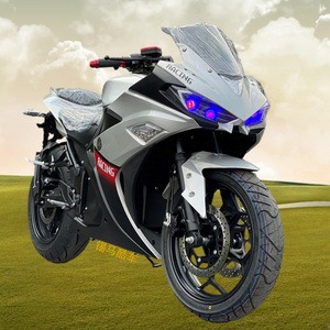 蛟龙r3电动摩托车趴赛小忍者跑车72v6大型功率高速电摩成人电瓶车