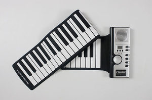 钢琴61键硅胶可折叠手卷钢琴/带MIDI功能可连接电脑