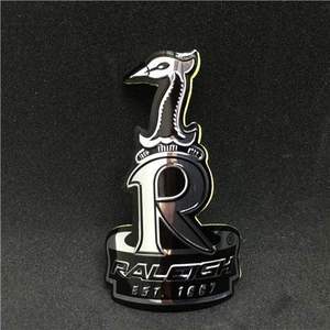 英国老凤头自行车头标标牌金属贴纸死飞折叠车车标