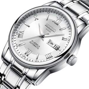 京东购物商城 官网正品慕梭瑞士手表男士全自动机械表防水夜光镂